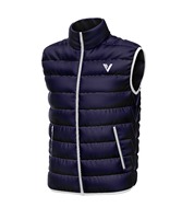 Adultes Hommes Veste Extérieure Isolée Lourde Rembourrée Sans Manches Gillet De Sport Personnalisé En Gros Stand Zipper Windproof Puffer
