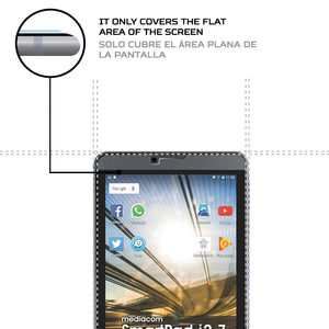 ตัวป้องกันหน้าจอ ANTISHOCK สำหรับเมเดียคอม สมาร์ทแพด ไอ 2 7 แท็บเล็ตที่เพิ่มประสิทธิภาพในการอ่านและความทนทาน - Product Image 4