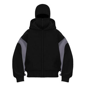 เสื้อฮู้ดคลุมหัวลำลองมีฮู้ดแบบสวมศีรษะใส่ได้ทั้งชายและหญิงเสื้อกันหนาวมีฮู้ดใส่ในฤดูหนาว - Product Image 4