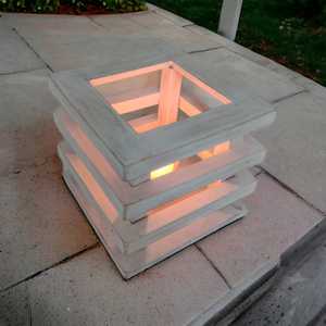 Venta caliente negro antiguo tallado a mano cuadrado caja de velas de madera titulares de lujo Vintage linternas tarros hechos a mano para el hogar Navidad - Product Image 3