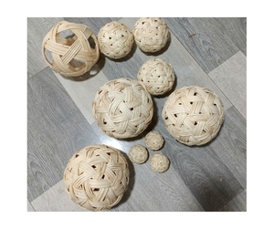 Fournisseur vietnamien de boules de rotin décoratives faites à la main-Commandes d'exportation personnalisées en grande quantité avec des tarifs compétitifs - Product Image 4