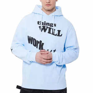 Vente directe d'usine Hommes Puff Print Hoodies Top Produit Tendance Séchage rapide et Respirant Hommes Puff Impression Hoodie - Product Image 1