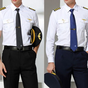 Uniformes de pilote et de stewardess unisexes, nouveaux, personnalisés, vente en gros, service OEM/ODM, uniformes de compagnie aérienne personnalisés, haute qualité, 100% polyester - Product Image 6