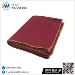 2025 nouvelle arrivée couvertures en laine douce de haute qualité Mehroon - Product Image 2
