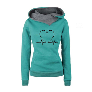 Nouvelle mode 2025 sweat à manches longues automne hiver chaud hauts à capuche impression numérique lâche sweats à capuche pour femmes respirant - Product Image 2