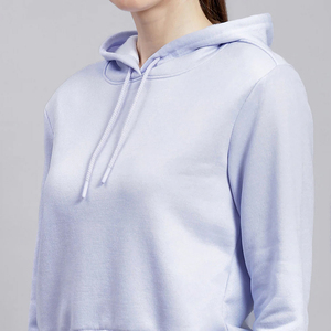 Women Winter Solid Hooded Fleece Two-Piece Tracksuit Jogging Set Quick Dry Pullover Hoodie - Product Image 5