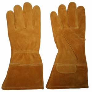 Guantes de soldadura de cuero dividido de piel de vaca resistente de calidad superior Guantes DE SEGURIDAD ignífugos y resistentes a chispas para soldadores - Product Image 1