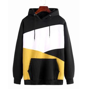 Sweat-shirt à capuche en molleton lourd brodé vintage d'approvisionnement d'usine, sweat à capuche en polyester à poche kangourou pour hommes/unisexe - Product Image 1