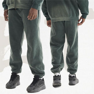 Conjunto Deportivo Casual para Hombre 2025, Sudadera con Capucha y Pantalones de Felpa Gruesa, Estilo Lavado, Tendencia de Invierno, 100% Sólido - Product Image 2