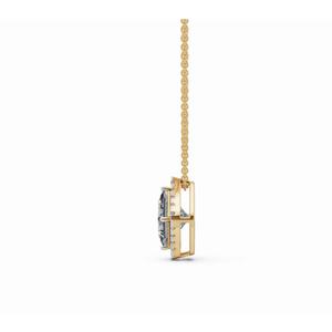 Elegante Colgante de Diamante Cultivado en Laboratorio con Corte Princesa de 0.928 Ct, Joyería de Oro de 9 KT, 14 KT y 18 KT, Proveedor Mayorista OEM B2B para Exportación - Product Image 3