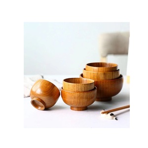 ชามไม้แกะสีเข้มสำหรับใช้ในบ้านและโรงแรมจากผู้จำหน่ายอินเดีย - Product Image 1