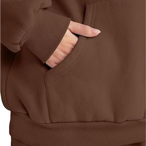 2025 nuevo chándal con capucha de algodón 100% de la mejor calidad para mujer, tamaño personalizado y estampado en Color, temporada de invierno de peso pesado MOQ 2 uds - Product Image 6