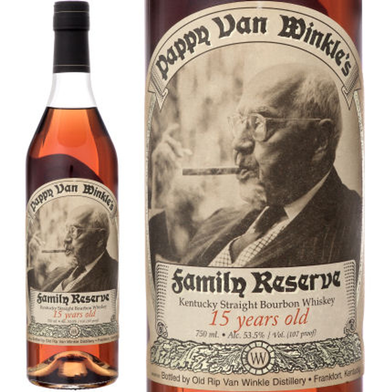 En kaliteli Pappy Van Winkle-6 şişe tam Set (750ml)/Pappy Van Winkle dikey | Bourbon & Rye viski