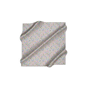 Pañuelo de Seda Satinada con Estampado Digital, Diseño Personalizado con Patrón Geométrico, Accesorio de Primavera/Verano - Product Image 1