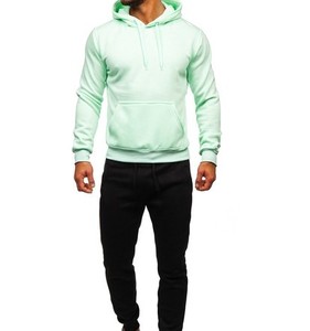 Nueva llegada de tela cómoda chándal hombres última moda 2 piezas hombres transpirable secado rápido ropa Casual Jogging chándal - Product Image 1