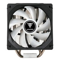 Refroidisseur d'air pour processeur XINMAI Infinity Mirror, 4 caloducs, ventilateur ARGB PWM, 240W TDP pour Intel LGA1851 AMD AM5 PC de jeu