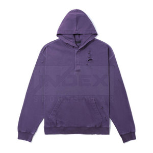 Meilleure vente 100% coton pull à capuche pour hommes vêtements d'hiver bouffant impression personnalisé couleur unie OEM Service disponible - Product Image 1