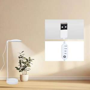 Lampe de culture pour plantes à spectre complet avec clip + base et col de cygne flexible - Product Image 3