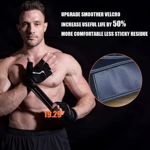 Gants d'entraînement d'haltérophilie Offre Spéciale avec support de poignet personnalisés Fitness haltérophilie hommes femmes gants de gymnastique pour produits unisexes - Product Image 2