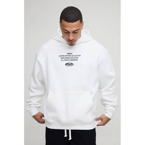 Sudadera con Capucha de Felpa Gruesa de Alta Calidad de 400 g/m², Impresión Personalizada, Corte Regular, Sudadera Lisa para Hombre, Bordado, Sudadera con Capucha de Invierno - Product Image 1