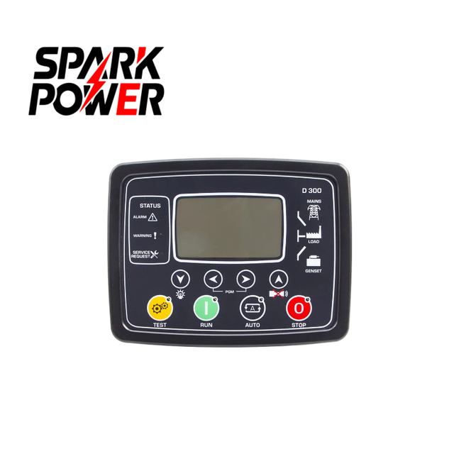 Diesel Generator Genset Replacement Parts D300 Plastic Control Board Control Panel Module for Generator Maintenance