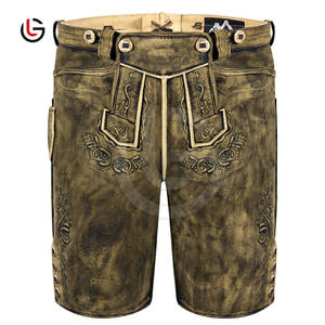 New Arrival <b>Men's</b> Bavarian <b>Leather</b> <b>Shorts</b> Solid Casual OEM Service Best Quality Comfortable Quick Dry Breathable Waterproof - Product Image 2