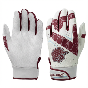 Gants de frappe de baseball et de softball personnalisés en gros, faible MOQ, prix compétitif, respirants, avec dos ventilé et construction robuste - Product Image 1