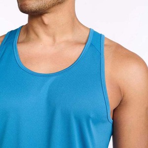 Top qualité coton respirant grande taille hommes vêtements débardeurs haute rue Style couleur unie Fitness porter hommes débardeurs été - Product Image 3