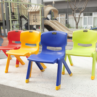 Chaise en plastique pour enfants, hauteur 46 cm, coque en polypropylène monobloc sans pièces métalliques, empilable, chaise d'école jusqu'à 10 cm de hauteur, Vietnam
