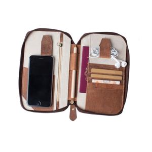 Vente en gros, nouveau Style de portefeuille en cuir de luxe, portefeuille organisateur de voyage avec plusieurs compartiments - Product Image 1