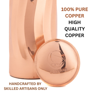 New Arrival Best Quality Copper metal <b>Water</b> <b>Bottle</b> Drinkware with Health Benefits for Drink <b>Storage</b> by MHQ Traders PVT LTD - Product Image 6