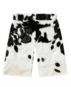 กางเกงขาสั้นหนังวัวสำหรับผู้ชายกางเกงขาสั้นดีไซน์น่าทึ่งพร้อมกระเป๋าข้าง - Product Image 2