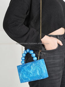 Aaliyan impex กระเป๋าคลัทช์ทำด้วยมือแฟชั่นดีไซน์ไม่เหมือนใครกระเป๋าคลัทช์ตอนเย็นกระเป๋าคลัทช์สำหรับผู้หญิง - Product Image 2