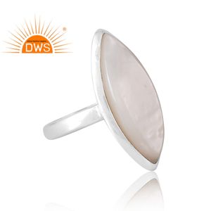 Anillo apilable de piedras preciosas de nácar Natural de Plata de Ley 925 más vendido, joyería personalizada para mujer, regalo para ella - Product Image 4