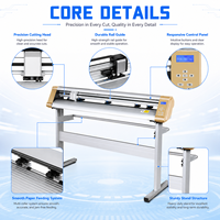 Plotter de Corte de Vinilo MC1200 de 48 Pulgadas (4 pies), Cortadora Gráfica con Software Signmaster, Cámara de Escaneo y Función de Corte de Contorno