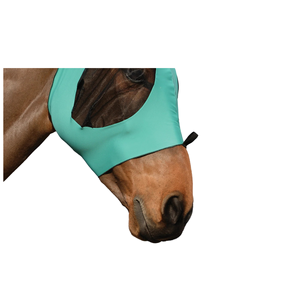 Masque de mouche sarcelle Premium pour chevaux personnalisable Spandex extensible couverture d'oeil d'insecte vente chaude personnalisable Premium chevaux cheval - Product Image 3