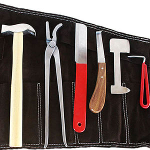 Kit de maréchal-ferrant professionnel en acier inoxydable réutilisable, ensemble portable d'entretien des sabots pour chevaux - Product Image 4