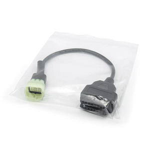 สายต่อ6Pin OBD2อะแดปเตอร์16ขาเครื่องมือวินิจฉัยความผิดพลาดของเครื่องยนต์แบบทำมือสำหรับ KTM Bajaj TVS รถจักรยานยนต์เครื่องมือวินิจฉัยปัญหา - Product Image 5