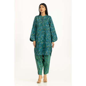 ชุดเซ็ตผ้าฝ้ายผสมวิสโคสพิมพ์ลายลำลอง รุ่น IPST-55284 ผ้าเครป สำหรับฤดูใบไม้ผลิ/ฤดูร้อน - Product Image 3