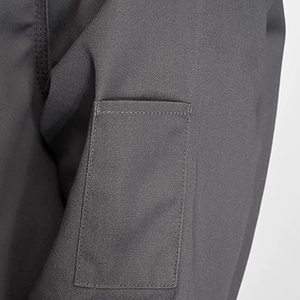 Veste décontractée coupe-vent pour homme, collection automne-hiver 2026, à manches longues, style bomber, avec broderie décorative et finition brute - Product Image 6