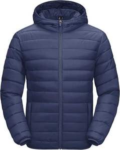 Unisex Down Bubble Jacket Padded Warm <b>Waterproof</b> Hooded Lightweight Outdoor <b>Coat</b> Perfect For <b>Winter</b> Adventures Hiking Travel - Product Image 4
