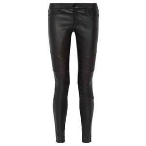 Pantalones de Cuero Ligeros y a la Moda para Mujer, Estilo Urbano, Pantalones de Cuero Suaves y Ajustados para Mujer, para Uso Casual - Product Image 4