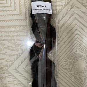 EXTENSION DE CHEVEUX HUMAINS DOUBLE WEFTEE PROFOND ONDULÉ FORFAITS DE CHEVEUX SOYEUX SANS PERTE ET ENchevêtrement - Product Image 1