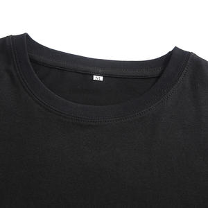 Camiseta de Manga Corta para Hombre, Cuello Redondo, Mezcla de Algodón, Transpirable, con Cierre de Cremallera, Color Sólido, Personalizable con Logotipo OEM - Product Image 5