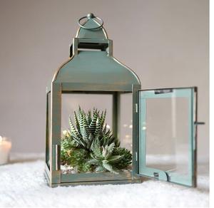 <b>Set</b> of Two High Quality Handmade Metal <b>Lanterns</b> for Wedding Garden Decorative & Candle Holders Demanding Supply - Product Image 6