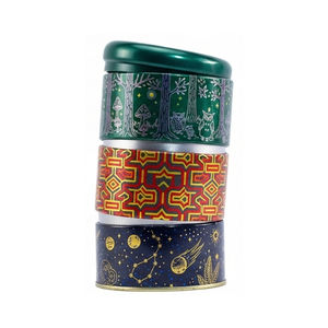 Caja de hojalata cilíndrica impresa con láser de varias capas, logotipo personalizado, embalaje vacío para regalos de viaje, recuerdos, frutos secos, dulces y aperitivos - Product Image 4