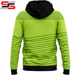 Sublimación Sudadera con capucha en blanco Unisex 100% poliéster cremallera gota hombro sudadera para hombres mujeres sublimación impresión - Product Image 2