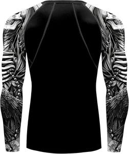 Custom Printed Rash Guard UPF 50+ Sun Protection <b>Swim</b> <b>Shirt</b> for <b>Men</b> & Women Quick-Dry Polyester Spandex OEM/ODM Available - Product Image 2