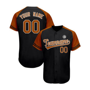 Maillots de baseball respirants de conception camouflage fabriqués par QST, fabricant de vêtements de sport, personnalisés pour adultes, manches courtes, joueurs de baseball et de softball - Product Image 2