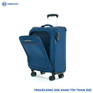 Pedidos a granel Trolley Bag Equipaje 036 Equipaje suave Durable y Colorlast Tela Hard Shell Maleta Aluminio Hung Phat Distribuidor - Product Image 3